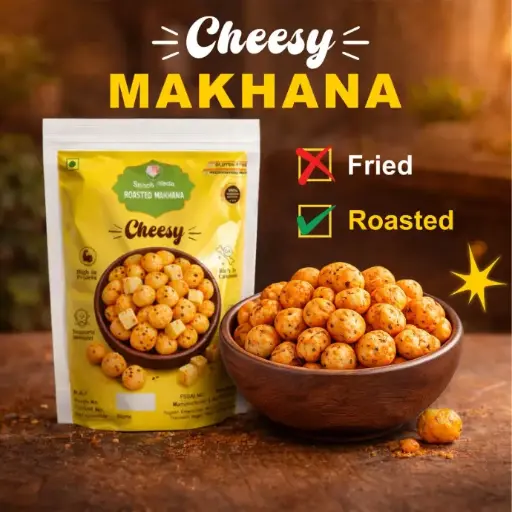 CHEESY MAKHANA( Pack of 3) 50 gms EACH